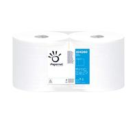 Papernet 404260 Toalla termoplástica de papel, celulosa pura, blanco, paquete de 2