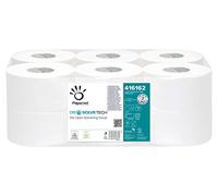 Papernet 416162 Mini Jumbo Papel Higiénico Dissolve Tech - 12 rollos de 300 mt - ideal para lugares de alto trafico