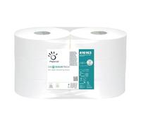 Papernet 416163 Maxi Jumbo Papel Higiénico Dissolve Tech - 6 rollos de 500 mt - ideal para lugares de alto trafico