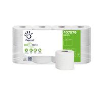 Papernet Bio Tech - Papel higiénico (407576s), 1 paquete de 8 rollos de papel higiénico autodisuelto para combatir naturalmente las bacterias patógenas, 2 capas, 250 hojas