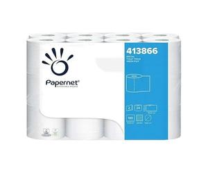 Papernet Ready Table - Servilletas de papel de 1/2 pliegue con tecnología Ready Table 416183, 5 clips por paquete, 330 porciones por clip, tamaño 21,6 x 16,6 cm, tamaño plegado, 16,6 x 10,8 cm