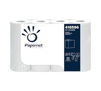 Papernet Rollo de papel de cocina 416596, pulpa blanca pura, 3 capas, 32 rollos, 51 hojas por rollo, apto para contacto con alimentos