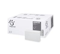 Papernet Toallas de Mano Plegado en V (409039), 15 x 266 Hojas, 2 Capas