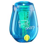 PaperPro PS1-BLUE-EU - Sacapuntas manual de giro, color azul translúcido