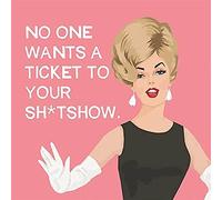 Paperproducts Design No One Wants A Ticket - Servilleta, 12,7 x 12,7 cm, multicolor