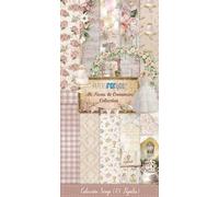 Papers For You - Colección 10 Papeles Scrap Una cara 180gr 6"x12" (Mi Fiesta de Comunión Niña)