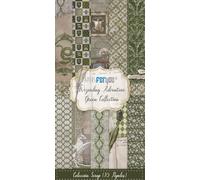 Papers For You - Colección 10 Papeles Scrap Una cara 180gr 6"x12" (Wizarding Green)