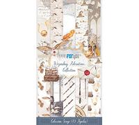 Papers For You - Colección 10 Papeles Scrap Una cara 180gr 6"x12" (Wizarding I)