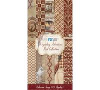 Papers For You - Colección 10 Papeles Scrap Una cara 180gr 6"x12" (Wizarding Red)