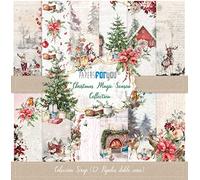 Papers For You Colección 12 Papeles Scrap doble cara 180gr 12"x12" (Magic Season)