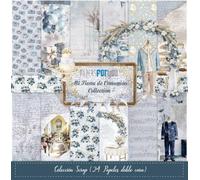 Papers For You - Colección 24 Papeles Scrap doble cara 180gr 8"x 8" (Mi Fiesta de Comunión Niño)