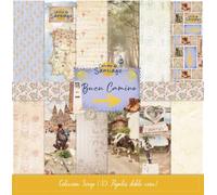 Papers For You - Colección 30 Papeles Scrap doble cara 180gr 8"x 8" (Buen Camino)