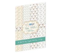 Papers For You - Colección de 4 Papeles Arroz 54x33 cm 25-30 gr. Happy Birthday I