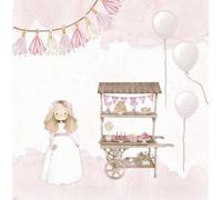 Papers For You - Colección Scrap doble cara 180gr 12''x12'' Sueños De Comunión Niña Rubia (Pack 4 uds V)