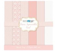 Papers For You Colección Scrap doble cara 180gr 8''x8" (Básico Coral 20 Papeles)