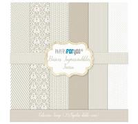 Papers For You Colección Scrap doble cara 180gr 8''x8" (Básico Tierra 20 Papeles)
