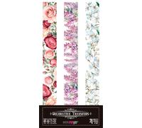 Papers For You - Decorative Transfers para Manualidades y Muebles/Pegatinas de Transferencia de Decorativeación/ 15x30cm 6″x 12″ 4 Hojas (Borders)