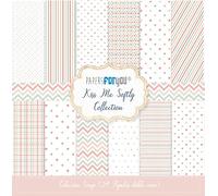 Papers For You Gama de productos de la colección Kiss Me Softly (24 Papeles Scrap Mini doble cara 180gr 6"x 6")
