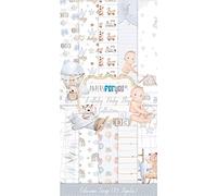 Papers For You Gama de productos de la colección Lullaby Baby Boy (10 Papeles Scrap Una cara 180gr 6"x12")