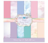 Papers For You Gama de productos de la colección Princess 20 Papeles Scrap Doble Cara 180gr 8"x8" (Basicos)