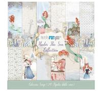 Papers For You Gama de productos de la colección Under The Sea (24 Papeles Scrap doble cara 180gr 8''x8'')