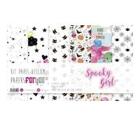 Papers For You Kit 6 Papel Vellum Papel vegetal 90 gr 31 x 30 cm (Spooky Girl)