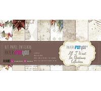 Papers For You - Kit de Papel de Tela para Scrapbooking y Manualidades | Colección "All I Want For Christmas" | Incluye 8 Papeles a Una Cara con Diseños Diferentes | Tamaño 30,5 x 30,5 cm (12" x 12")