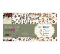 Papers For You Kit Papel Scrap Vellum 90 gr 6 Papeles (All I Want For Christmas)