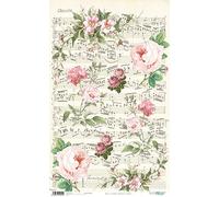 Papers For You Papel de Arroz 54x33 cm 25-30 gr. (Musical Flowers)