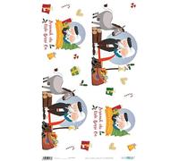 Papers For You Papel de Arroz 54x33 cm 25-30 gr. (Olentzero Eta Maridomingi)