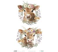 Papers For You - Papel de Arroz para Decoupage 54x33 cm | 25-30 g | Diseño Flora & Fauna IV | Manualidades y Scrapbooking