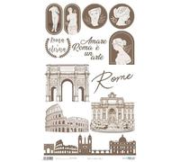 Papers For You - Papel de Arroz para Decoupage 54x33 cm | 25-30 g | Diseño Roma X | Manualidades y Scrapbooking
