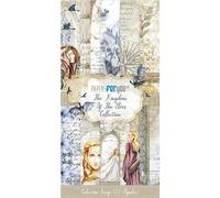 PAPERSFORYOU Colección 12 Papeles Scrap Una cara 180gr 6"x12" (The Kingdom Of The Elves)