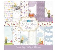 PAPERSFORYOU Gama de productos de la colección Le Petit Prince (20 Papeles Scrap Mini doble cara 180gr 8"x 8" (Le Petit Prince))