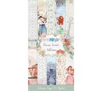 PAPERSFORYOU Gama de productos de la colección Under The Sea (10 Papeles Scrap doble cara 180gr 6''x12')