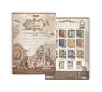 PAPERSFORYOU Junk Journal “Wizarding Adventure Houses” - Cuaderno Creativo Vintage de Magia y Fantasía | Scrapbooking, Collage | Papel para Amantes del Mundo Mágico