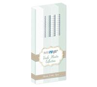 PAPERSFORYOU Kit 4 Leather Paper; Papel imitación piel 300/350 gr (32,5 x 30 cm) (Verde Menta)