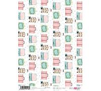 PAPERSFORYOU Papel De Arroz Mira como Floto Travel 29,7x21cm
