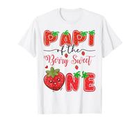 Papi Of The Berry Sweet One Fresa 1er Cumpleaños Camiseta