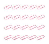 Papi -Pieces Paper Clamp Clamp Clips De Colorido 50 Mm Papero De Metal Clip Archivo Para Organizar Foto Gold Binder Clip