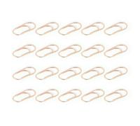 Papi -Pieces Paper Clamp Clamp Clips De Colorido 50 Mm Papero De Metal Clip Archivo Para Organizar Foto Gold Binder Clip