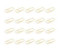 Papi -Pieces Paper Clamp Clamp Clips De Colorido 50 Mm Papero De Metal Clip Archivo Para Organizar Foto Gold Binder Clip