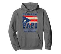 Papi Puertorriqueño Papá Puerto Rico Orgullo Boricua Día del Padre Sudadera con Capucha