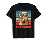 Papibara Día Del Padre Mejor Papá Capibara Camiseta