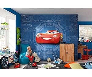 Papier Fototapete - Cars3 Blueprint - Größe 368 x 254 cm