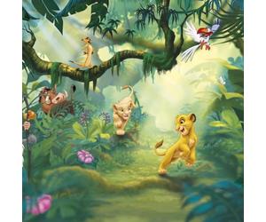 Papier Fototapete - Lion King Jungle - Größe 368 x 254 cm