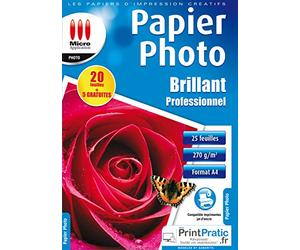 Papier photo professionnel (15) 260 gr 5760 dpi