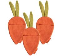 PAPIERDRACHEN 3 bolsas de zanahorias para Pascua - alegre paquete de regalo para Pascua