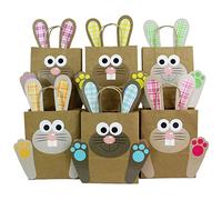 Papierdrachen Bolsas de Regalo DIY Pascua con Conejo de Pascua Colorido para Rellenar tú Mismo - para Envolver Regalos para niños y Adultos