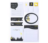 Papierdrachen Bullet Journal Sticky Notes - Winterwald - 9 Blocos Diferentes Notas Adhesivas para Navidad | To Do | Notas para Tu Cuaderno - Set 3